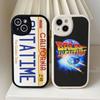 Back To The Future Phone Case For IPhone 16 15 14 13 12 11 Pro Max Plus Leather Cover