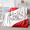 Design Emblema AFC Ajax Coperta Portatile/Coperta Morbida Coperta per Letto Adatta per Viaggi Campeggio Soggiorni Uffici Divani Regali per Fan