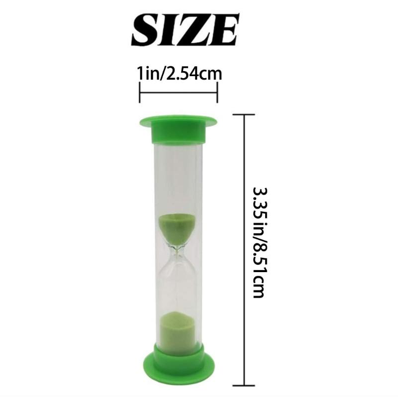 Easy Carry Adjustable Sand Timer Accurately Measure Time from Half Minutes to Ten Minutes Sandglasses Toothbrush Timer