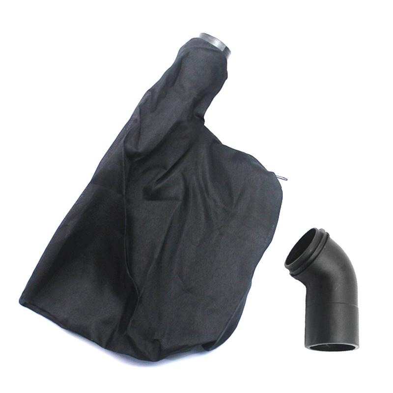 Breathable Dust Bag with Elbow Dust Hose Connector Practical Dust Cover for Electric Belt Sander Replacement Accessories