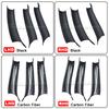 1 Set Car Interior Door Side Handle Armrest Pull Trim Carbon Fibre Black Accessories For BMW X5 F15 X6 F16 2014-2018 LHD RHD