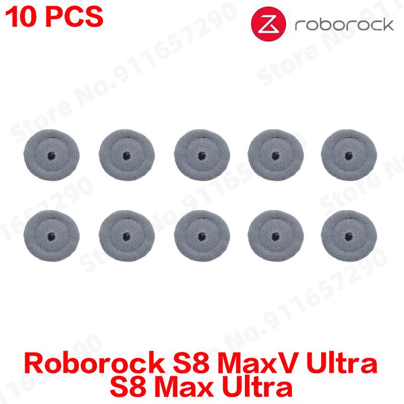 Compatible For Roborock S8 MaxV Ultra, S8 Max Ultra Replacement Parts Main Side Brush Hepa Filter Mop Cloth Dust Bag Accessories