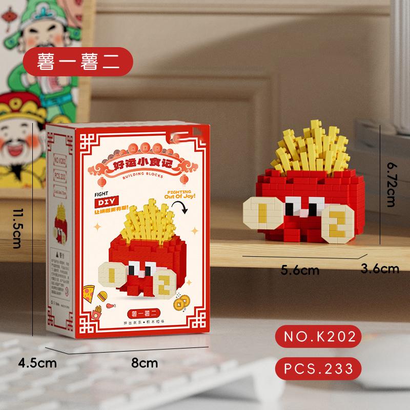 Fruta 3D Constructor Modelo Set de Construcción Pastel Comida Mini Ladrillos Bloques de Construcción Juguetes para Niños Niñas de 7 a 10 Años Adultos Bloque