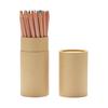MUJI Crayons de couleur 36 tubes en papier NFB15A6S, Couleurs, Étui,