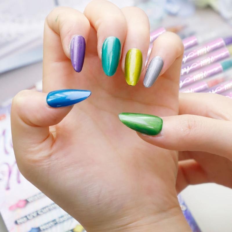 10 Stück Professionelle Feine Pinsel für Nagelmalerei für Experte Nagelkunst und Glatte Anwendung