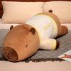 75Cm Kawaii Kapibala Plush Toy Capybara Animal Soft Stuffed Toy Capibala Cute Exquisite Doll Kids'S Pillow Gift Decoration