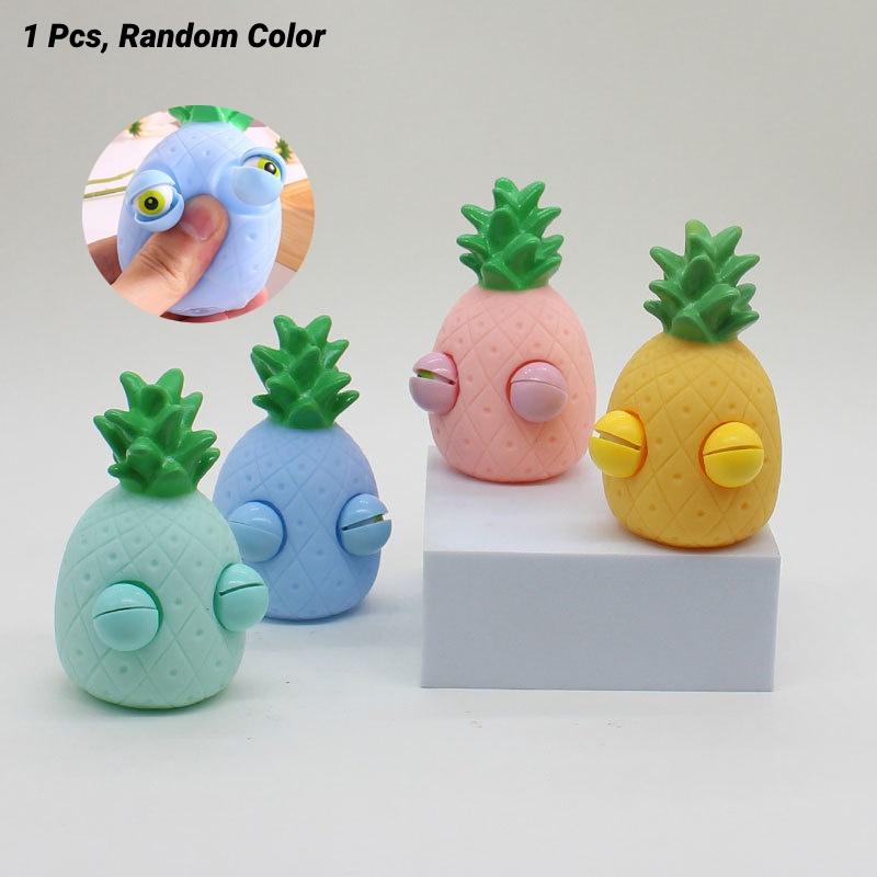 New Squeeze Pop Eye Pineapple Stress Relief Toy In Realistic Fruit Shape Fun And Playful Figurine For All Ages In Zhejiang China)