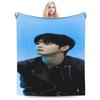 Cha Eun Woo Flannel Blanket Winter  Warm Soft Throw Blanket for Child Home Decor Fluffy Bedspread Sofa Bed Cover