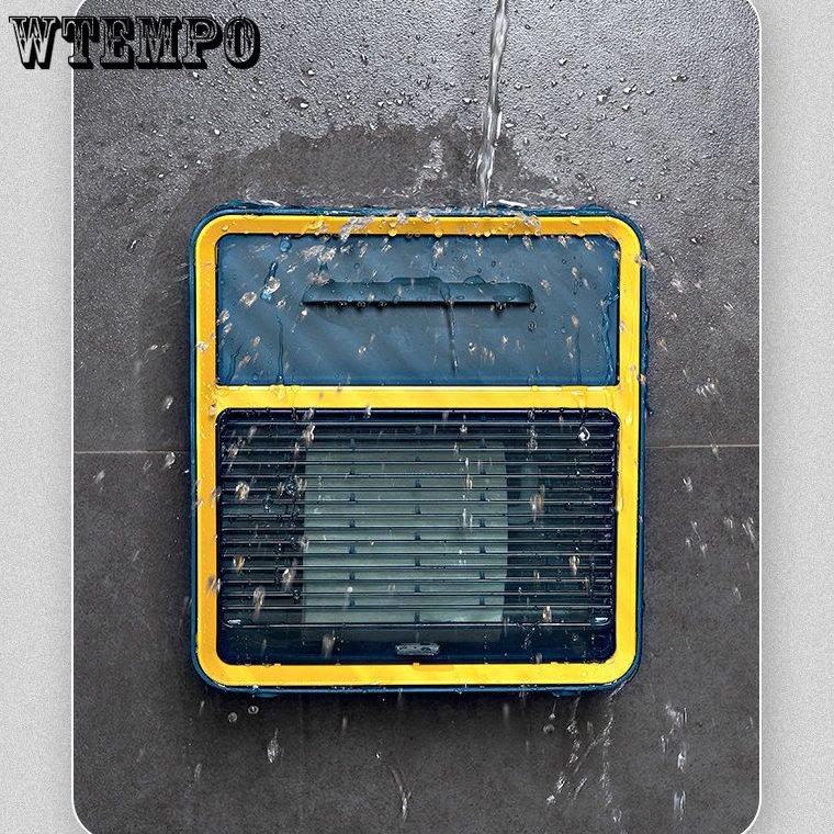 WTEMPO Toilettenpapierbox Toilettensaugbox Perforationsfreie Wand-Toilettenpapierbox Toilettenkleinartikelregal