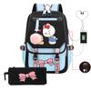 Cute Cartoon Printed Backpack Female Japanese Sweet Small Fresh Primary And Secondary School Student Schoolbag