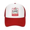 UAE Road Vehicle Print Mesh Baseball Cap Summer Breathable Sun Visor Hats Unisex Adjustable Snapback Caps Adults Trucker Hat