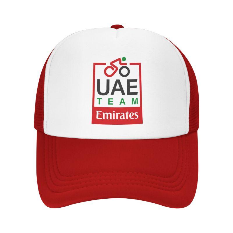 

UAE Road Vehicle Print Mesh Baseball Cap Summer Breathable Sun Visor Hats Unisex Adjustable Snapback Caps Adults Trucker Hat Adjustable