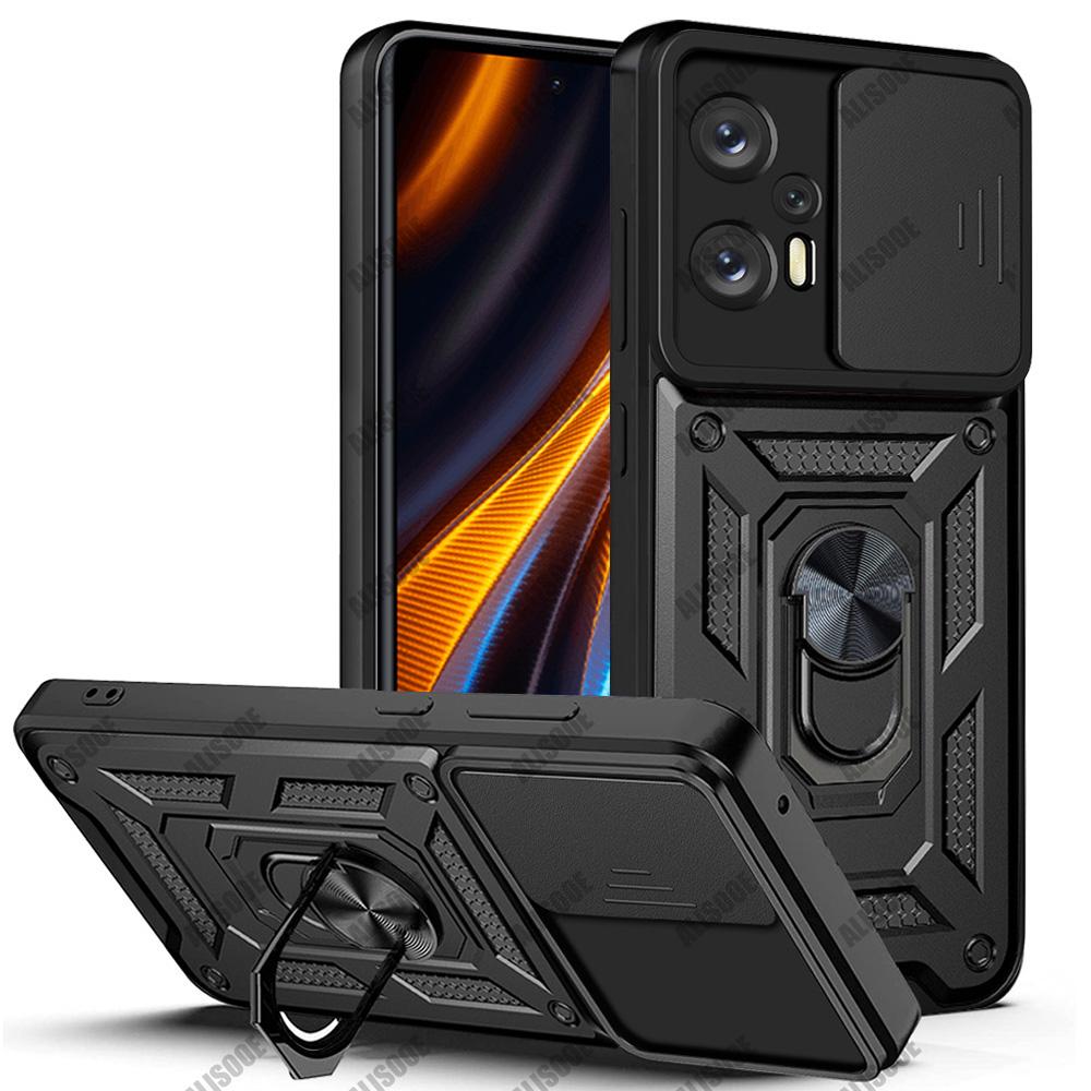 For POCO X4 GT X5 Pro F4 Case Slide Camera Cover for Xiaomi Mi 12 Lite POCO X4 Pro X3 NFC F3 M3 M4 Redmi Note 11S 11 10S 10 10C