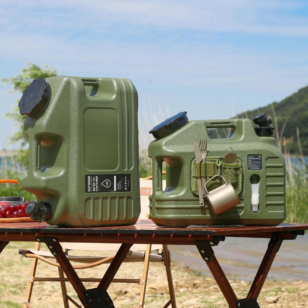 18L Camping Water Tank with Spigot for Outdoor Activities And Emergency Use