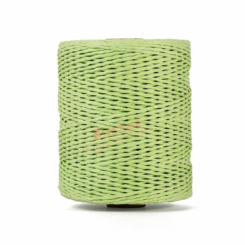 Handmade DIY Raffia Paper Rope String, 300M: Colorful Two-Strand for Crocheting Handbags, Hats, Bags