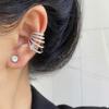 Zirconia Star Multi-layer No-Piercing Ear Cuff – Elegant Versatile Light Luxury Ear Clip with Design Sense.