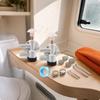RV Toilet Mechanism with Screws EasytoInstall Kit LeakResistant for Home