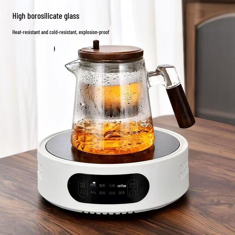 Mr. Jian Heat-Resistant Glass Teapot with Tea-Water Separator