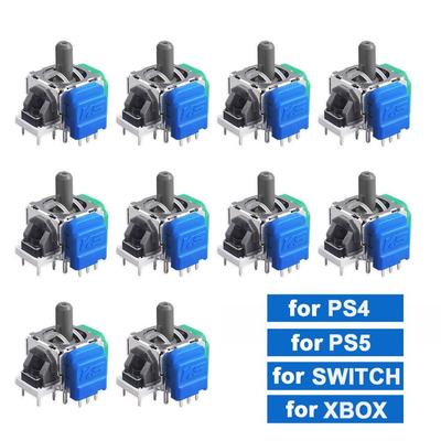 TMR Elektromagnetický joystick Anti-Drift Herní ovladač Náhradní opravná sada 3D analogový palcový joystick pro PS5/PS4/XBOX/Switch Pro
