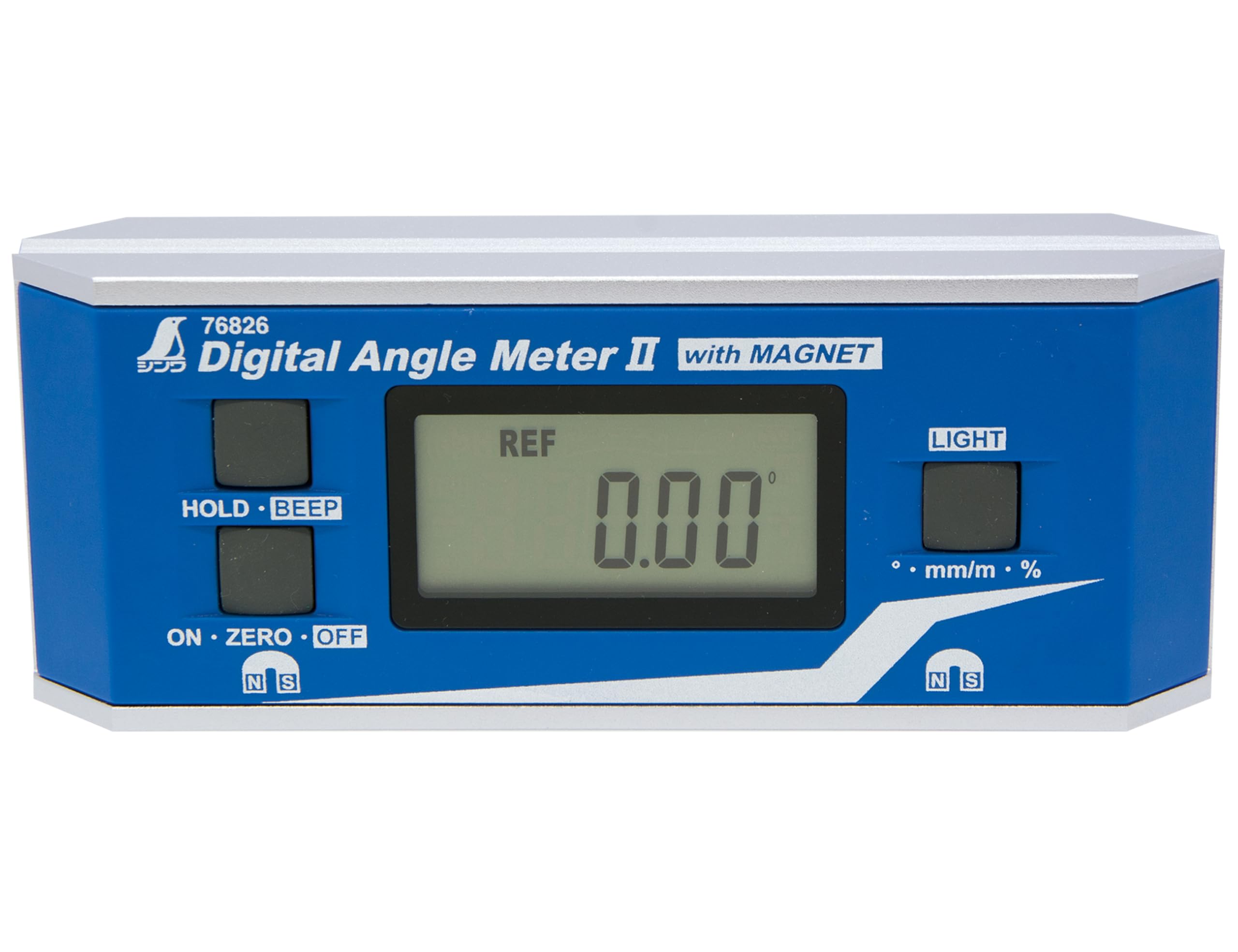 

Shinwa Sokutei Digital Angle Meter Dustproof and with 76826 II, Waterproof, Magnet, синій