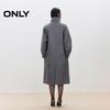 ONLY Women's Fall Wool Blend Double-Faced Lapel Coat
