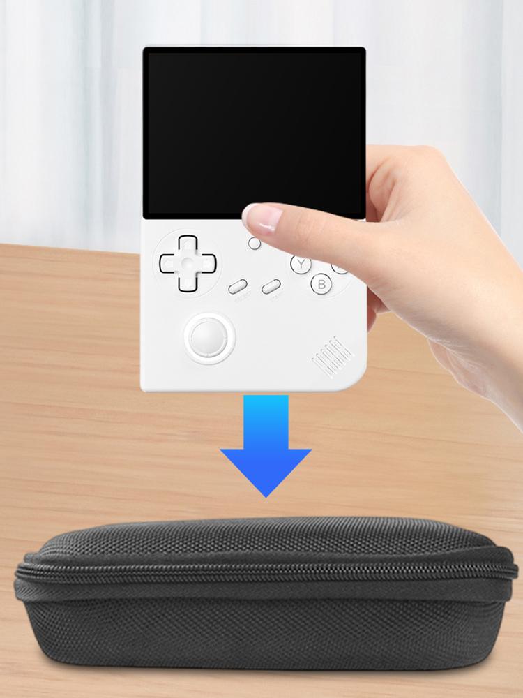 Travel Carrying Bag for ANBERNIC RG40XXV Game Console EVA Hard Carrying Case Anti-scratch Travel Protective Case with Mesh Bag