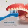 12 Pack Denture Brush Hard Denture Cleaning Brush False Teeth Brush