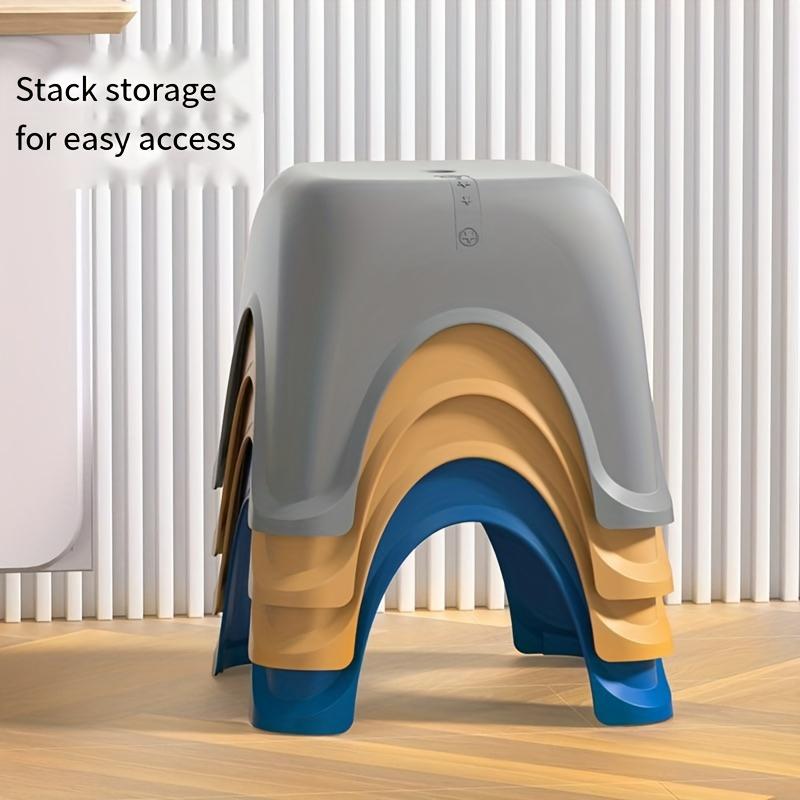 1 Piece of Small Stool, Non Slip Stool, Durable Step Stool Suitable for Use In Kitchen, Bathroom, Bedroom, and Living Room