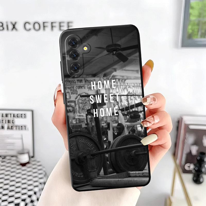 Gym Mode Fitness Bodybuilding Soft Phone Case for Samsung A17 A37 A57 A16 A26 A36 A56 A15 A25 A35 A55 A14 A24 A34 A54 A13 A23 A3