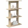 Wall Shelf Wall Mount Brown 56 X 20 X 90 Cm Particleboard