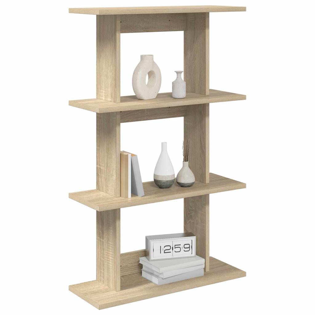 Wall Shelf Wall Mount Brown 56 X 20 X 90 Cm Particleboard