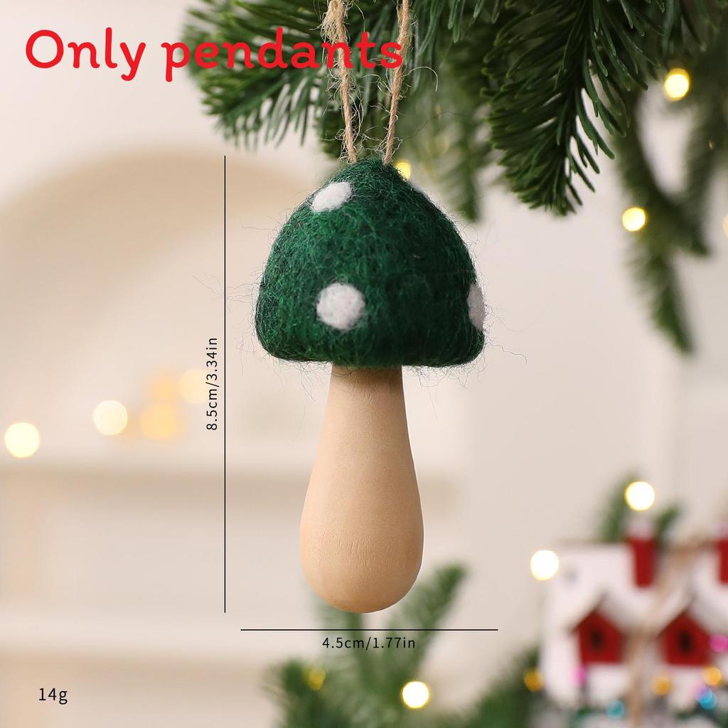 Christmas Gnome Hanging Decoration Mushroom Elf For Holiday Decor