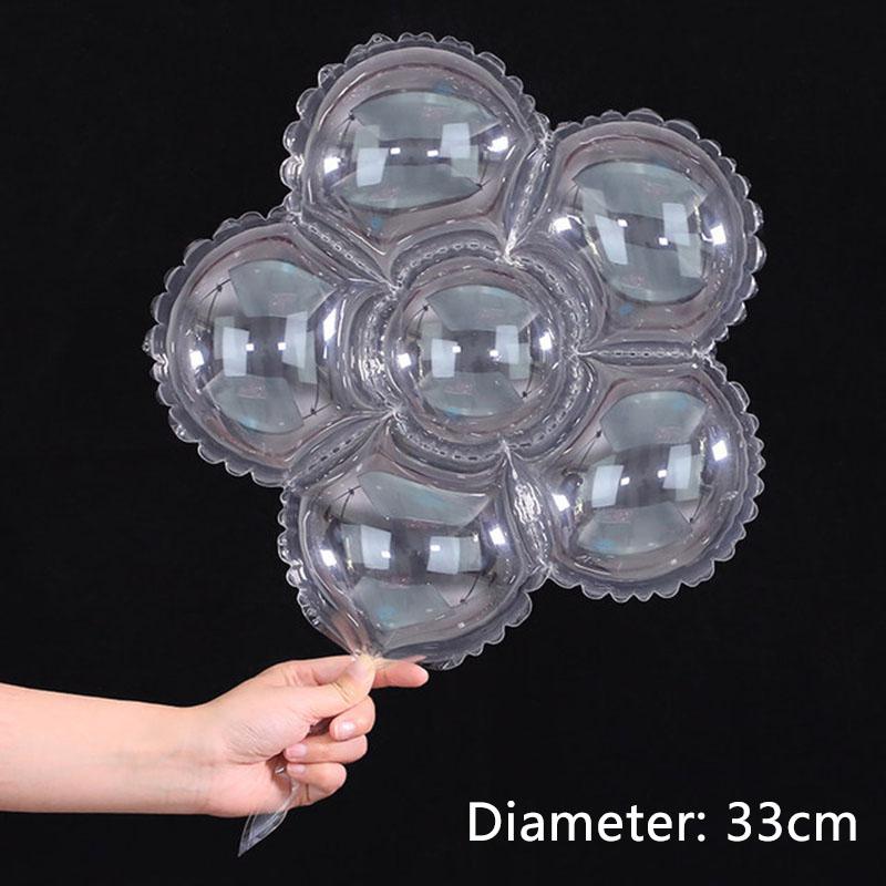 Transparent PVC Unicorn Star Heart-Shaped Transparent Balloon Wedding Birthday Baby Shower Party Decoration Bobo Helium Ball