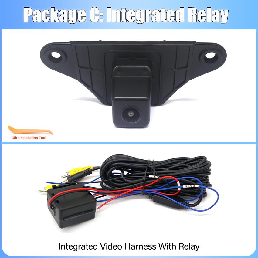 140° HD 1080P Car Rear View Camera For Asia Toyota Land Cruiser Prado 2010-2014 Night Vision Reverse Reversing High quality RCA