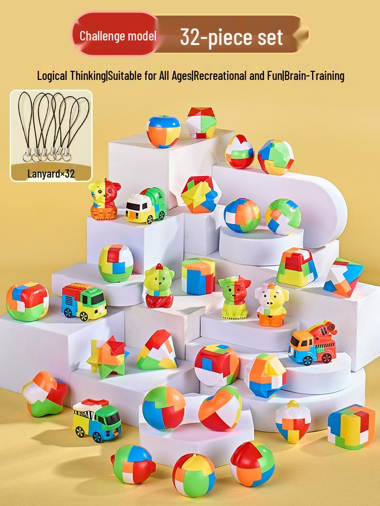 Luban Kongming Lock Set: Educational Puzzle Blocks for Kids Ages 8-12