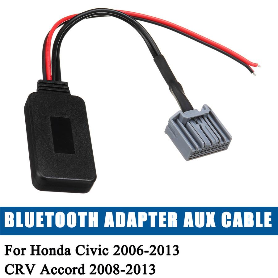 New Wireless Bluetooth AUX Cable Audio Receiver Adapter For Honda Civic CRV Accord