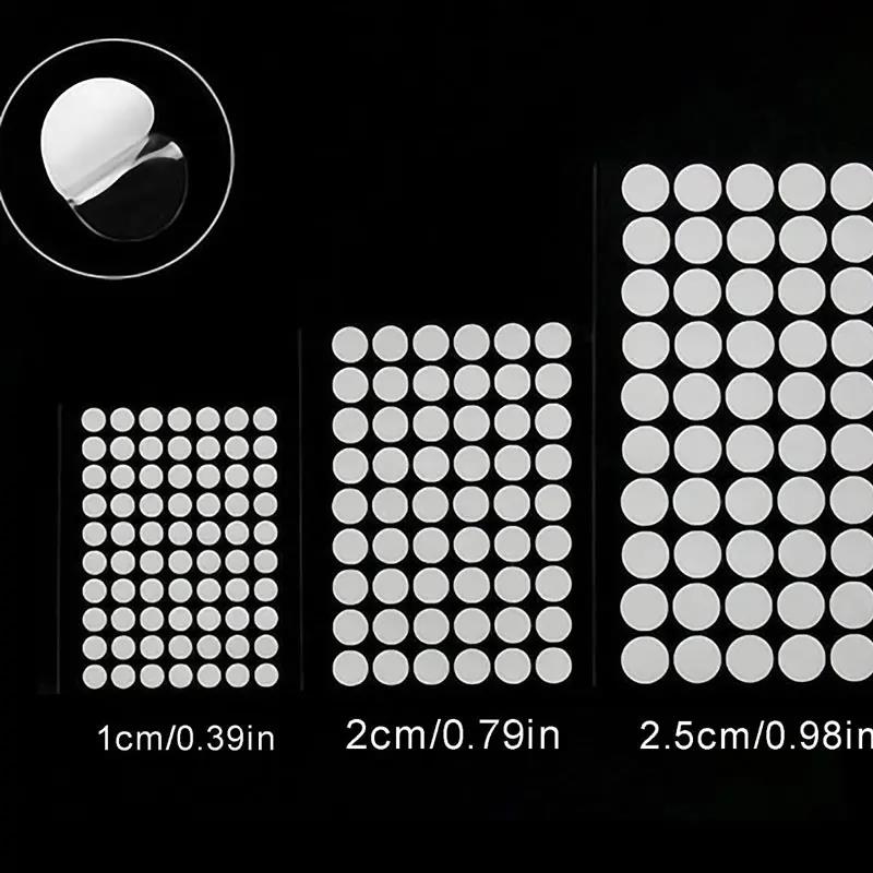50-100Pcs Double Sided Sticky Dots Tape No Trace Tape Self Adhesive Dots Stickers for Poster Festival Wall Hanging Decor 10-30MMPinstriping Tape 3