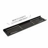 Belca Made in Japan Kitchen Shelf, Belascoat, Stovetop Shelf, 58cm Wide x 11cm Deep x 18cm High, Black, Compatible with Oil Stain-Free, Washable, BC-K