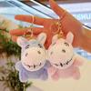 Cartoon Donkey Plush Keychain: Cute Donkey Doll & Small Pendant Ornament