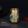 Brass Tea Ceremony Six Gentlemen Set