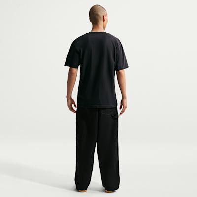 Men's Nike Sportswear T Shirts Men's Black Crew Neck Moderate