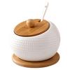 Household Ceramics Seasoning Jar Spice Box Salt Shaker Chili Spice Jar Heat-resistant Easy Clean Creative Styling Kitchen Tool