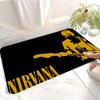Popular Band N-nirvana-A Floor Mat Non-Slip Laundry Room Mat Laundry Decor Balcony Child Living Room Bedside Mats