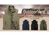 New LOGO Men's Slim Spring Outdoor Vest Jacket for Fishing & Photography (7882)