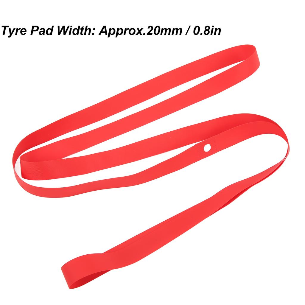2pcs/set 20mm Mountain Bike Inner Tyre Protection Pad Puncture Proof Bicycle Tire Rim Tapes20in