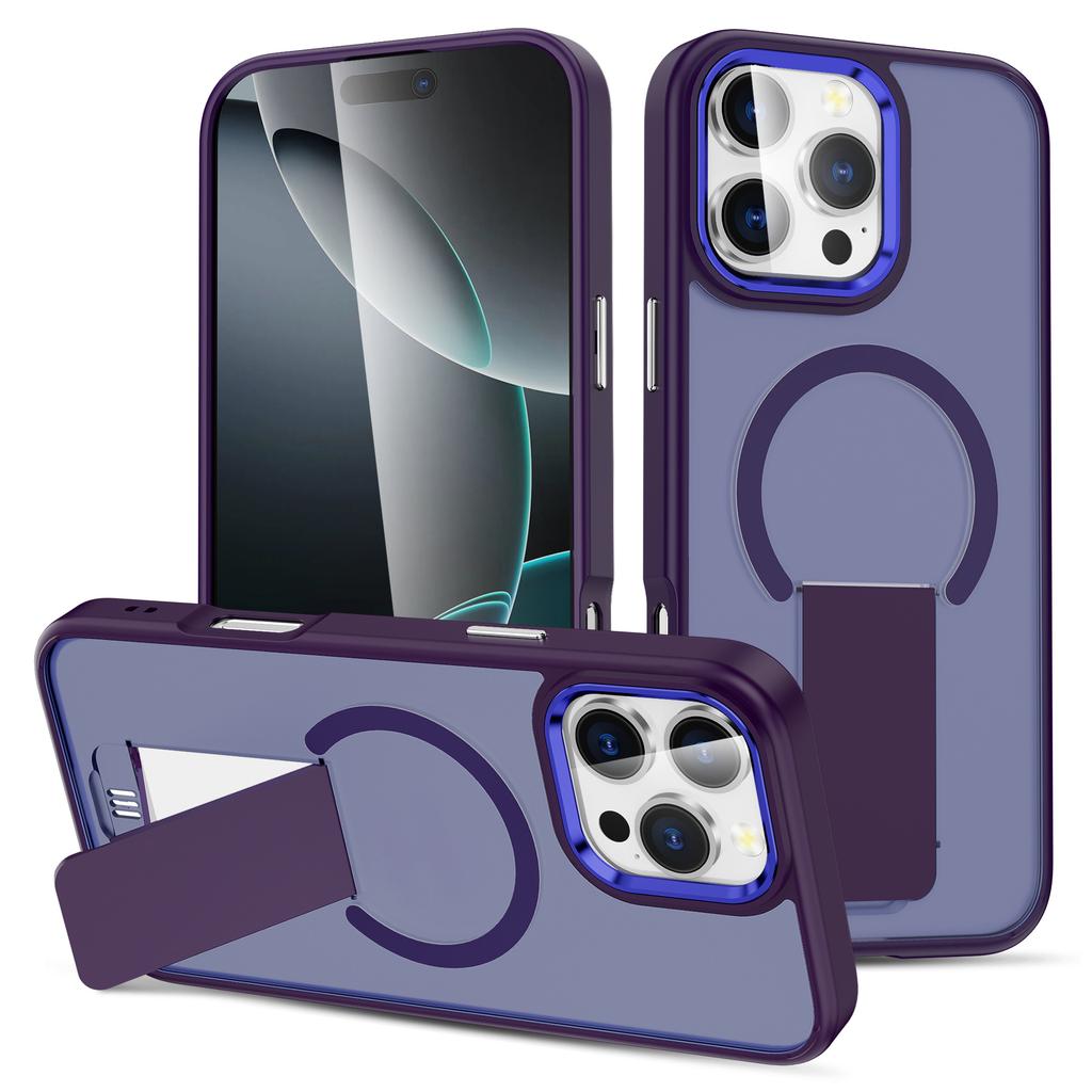 New Skin Sensitive Invisible Bracket for IPhone Case, Retro Precision Hole Magnetic Suction Design for IPhone Case