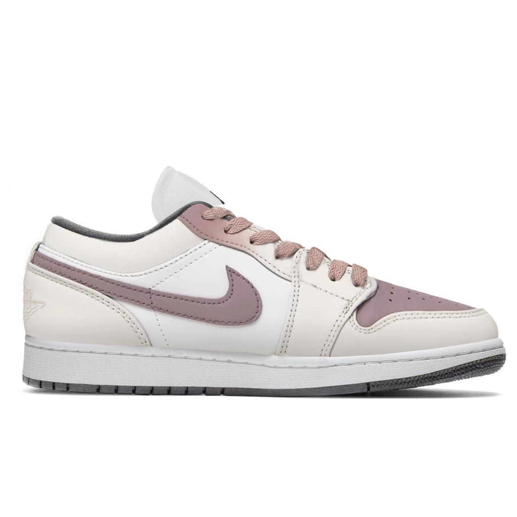 Jordan Air Jordan 1 Wear resistant And Lightweight Low top Vintage Basketball Shoes Women's Pink White 553560-152(Team975-)