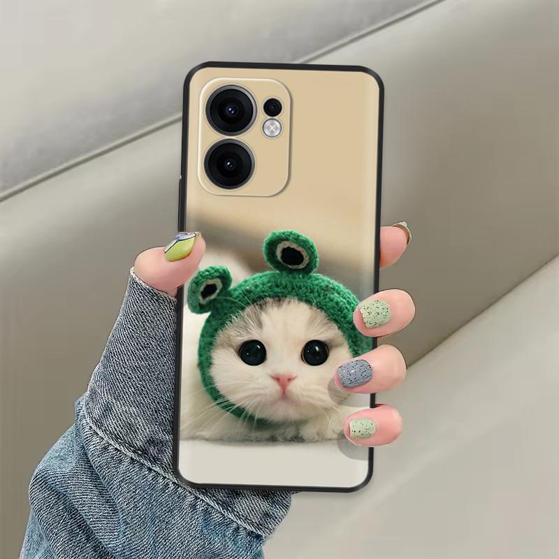 Phone Case For Oppo Reno13 F Case Cute Anime Cartoon Soft Liquid Silicone Coque For OPPO Reno13 FS Case RENO13F CPH2699 Fundas