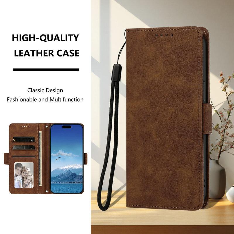 Étui de luxe Edge70 Fusion Plus 5G pour Motorola Edge 70 Pro Portefeuille en cuir Livre à clapet Housse Moto Edge 70 Max X70 Air Pro