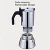 6-Cup Stainless Steel Induction Stovetop Espresso Maker, Moka Pot, Espresso Maker, Percolator Italian Coffee Maker, Cafe Percolator Maker